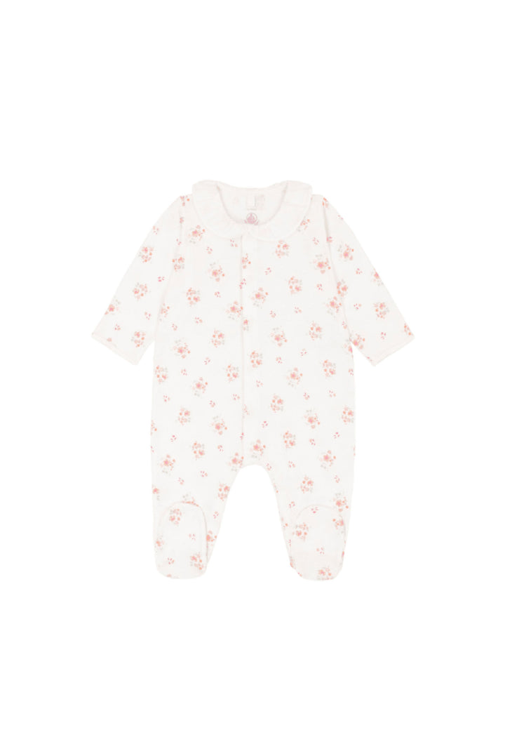 PETIT BATEAU Tutina PETIT BATEAU da NEONATA - MARSHMALLOW/MULTICO