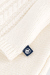 PETIT BATEAU cardigan for NEWBORNS - Marshmallow