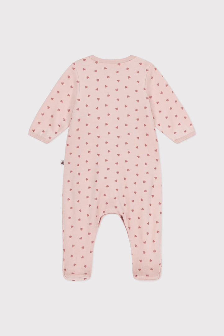 PETIT BATEAU Tutina PETIT BATEAU da NEONATA - SALINE/ROSEWOOD