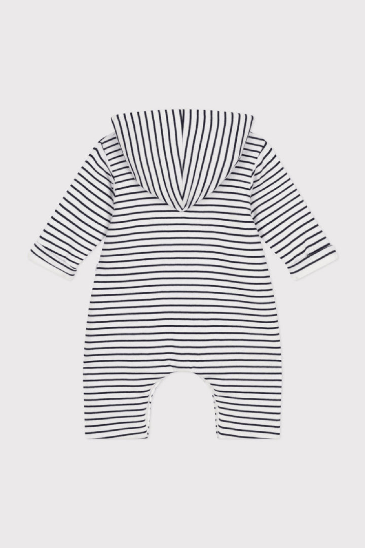 Tutina PETIT BATEAU da NEONATI - MARSHMALLOW/SMOKING