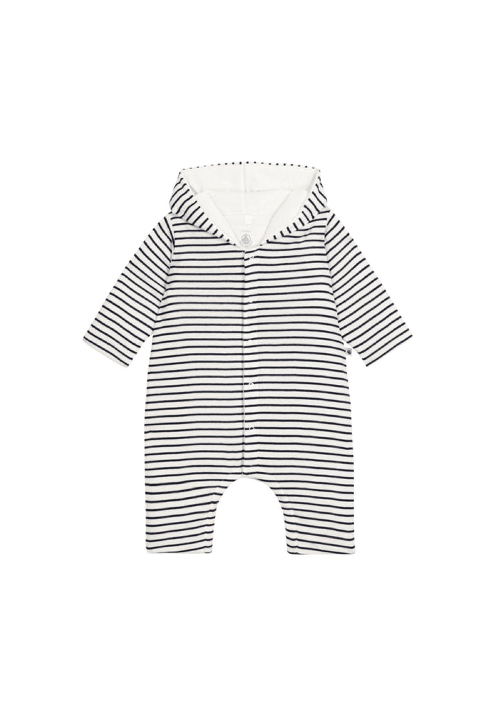 Tutina PETIT BATEAU da NEONATI - MARSHMALLOW/SMOKING