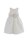 Sleeveless mikado dress for girls mod. 637