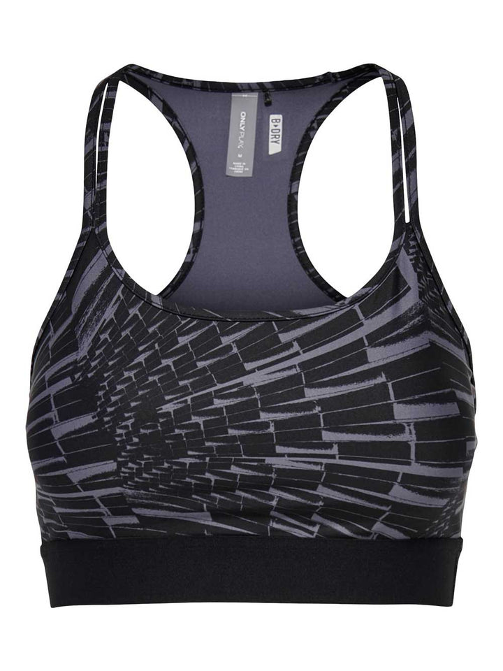 Pabbey women's black sports bralette