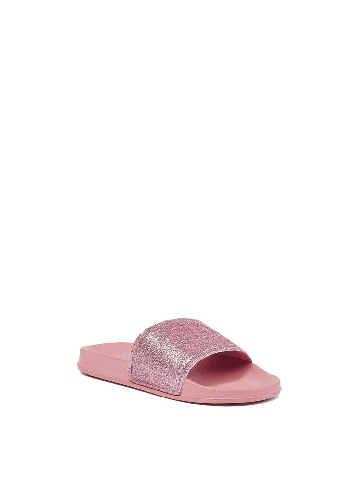 Mini hanalei girl's slipper with glitter band