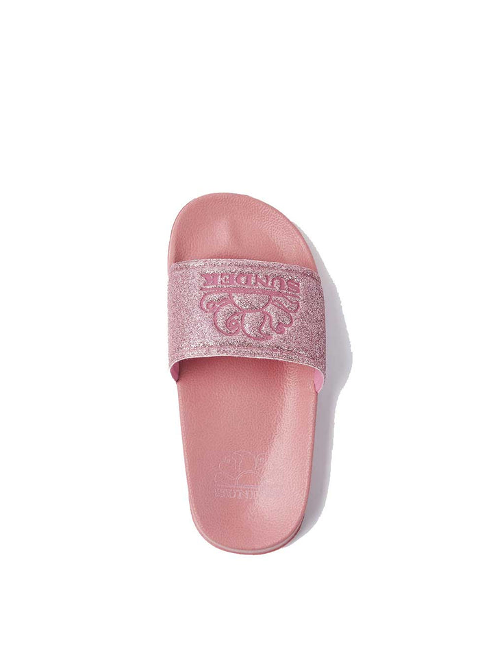 Mini hanalei girl's slipper with glitter band