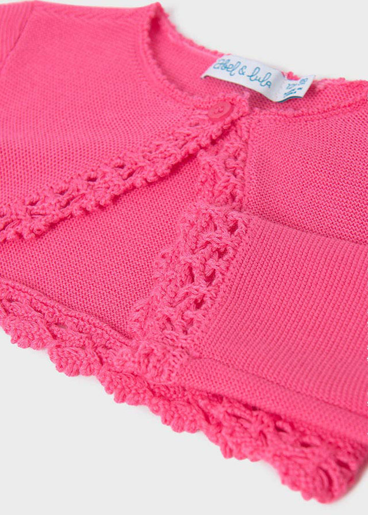 ABEL E LULA Baby Girl's Shrug - Fuchsia