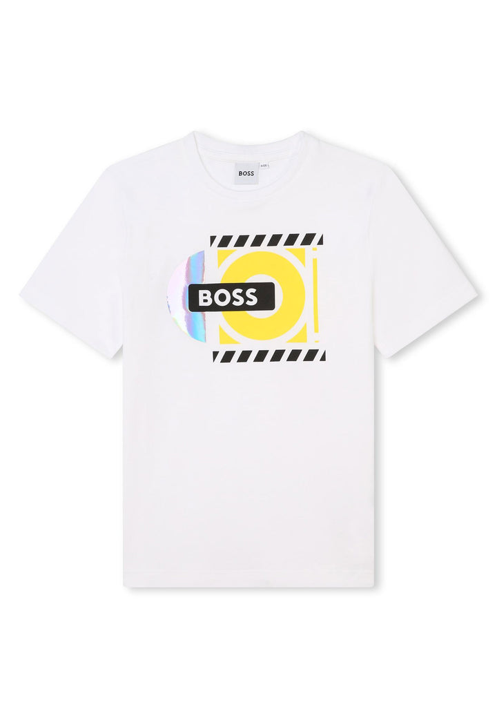 BOSS T-shirt for KIDS - White