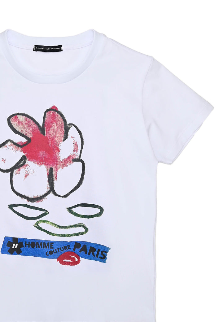 DANIELE ALESSANDRINI T-shirt for CHILDREN - WHITE