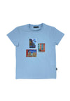 DANIELE ALESSANDRINI T-shirt for CHILDREN - Sky