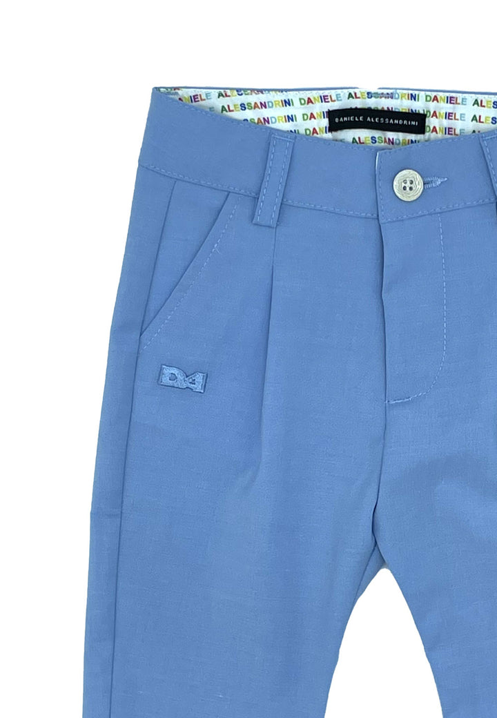 DANIELE ALESSANDRINI CHILDREN'S Trousers - Sky