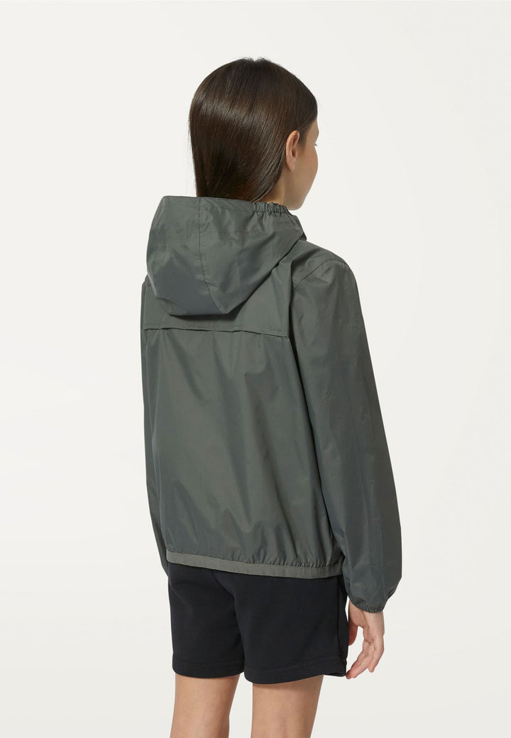 K-WAY Jacket for CHILDREN - Green blackish