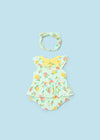 MAYORAL NEWBORN Baby Romper - Pear