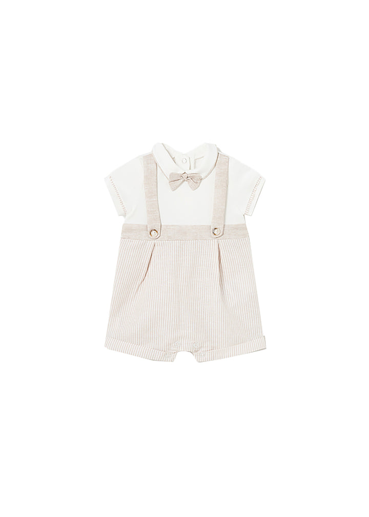 MAYORAL NEWBORN Baby Romper - LINEN