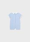 MAYORAL NEWBORN Baby Romper - Sky Blue