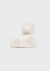 MAYORAL NEWBORN Baby Girl Crib Shoe - White