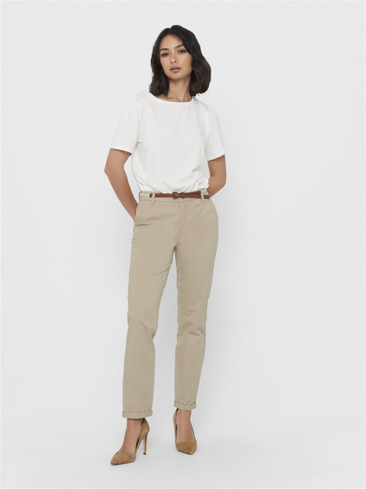 ONLY trousers for WOMEN - Humus