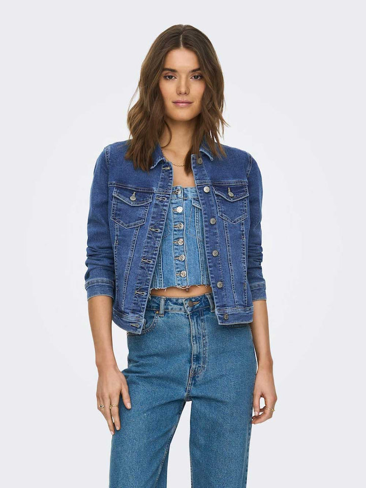 ONLY Jacket for WOMEN - MEDIUM BLUE DENIM