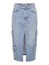 ONLY skirt for WOMEN - Light Blue Denim