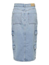 ONLY skirt for WOMEN - Light Blue Denim