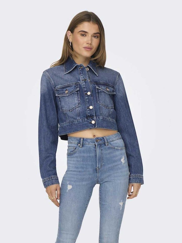 ONLY Jacket for WOMEN - MEDIUM BLUE DENIM