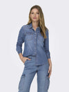 Camicia ONLY da DONNA - MEDIUM BLUE DENIM