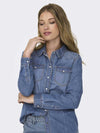 Camicia ONLY da DONNA - MEDIUM BLUE DENIM