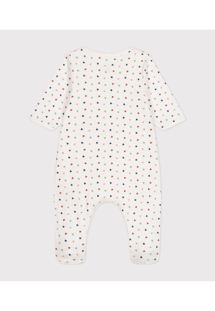 PETIT BATEAU baby girl romper - WHITE