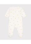 PETIT BATEAU onesie for NEWBORNS - WHITE