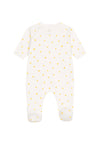 PETIT BATEAU onesie for NEWBORNS - WHITE