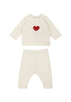 PETIT BATEAU outfit for NEWBORNS - RED