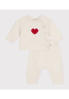 PETIT BATEAU outfit for NEWBORNS - RED