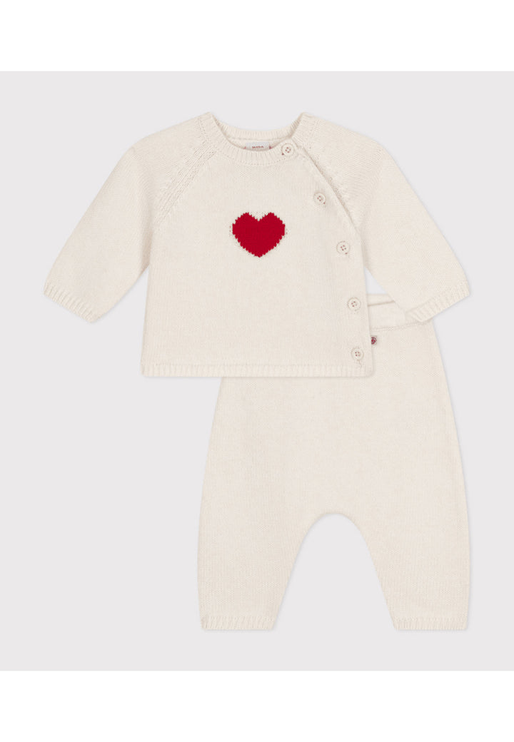 PETIT BATEAU outfit for NEWBORNS - RED