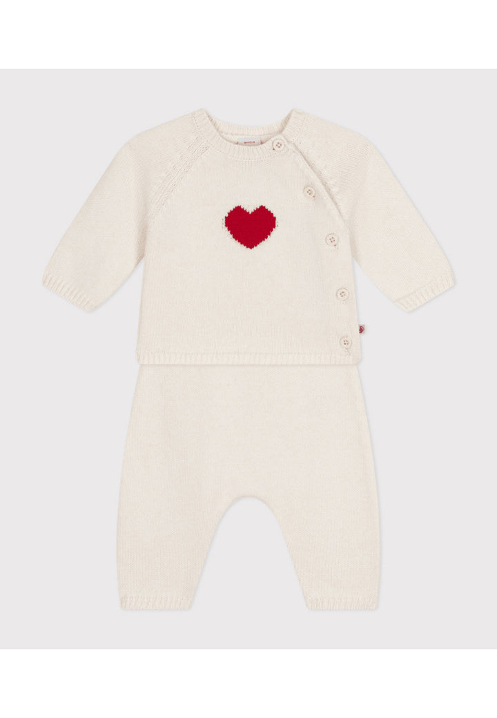 PETIT BATEAU outfit for NEWBORNS - RED