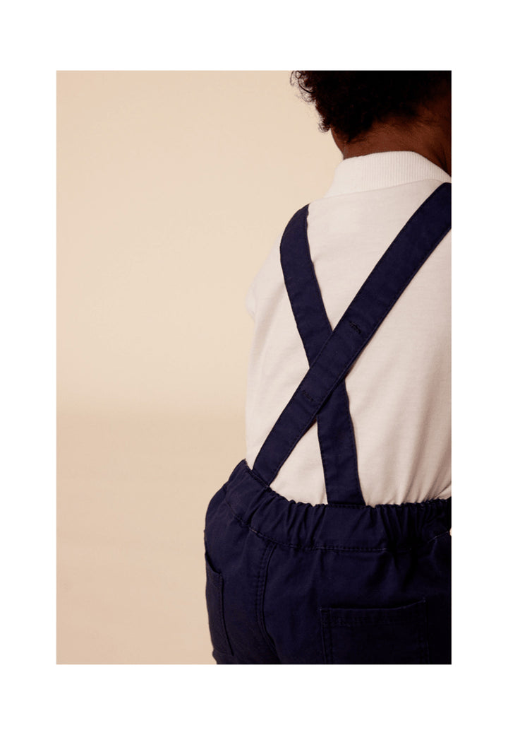 PETIT BATEAU NEWBORN Dungarees - Blue