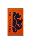 SUNDEK Unisex beach towel - Fluo orange