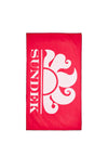 SUNDEK Unisex beach towel - Shocking Pink