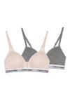 CALVIN KLEIN JEANS Bralette CALVIN KLEIN JEANS da BAMBINA - Silverpeony/Greyheather