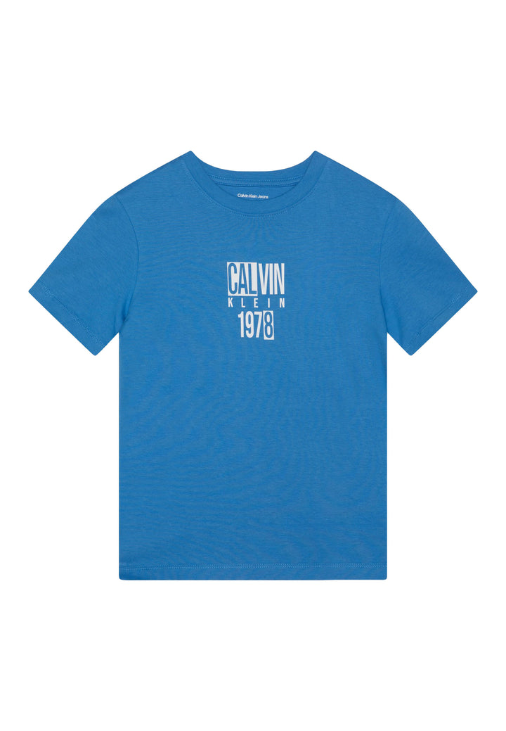 CALVIN KLEIN JEANS T-shirt CALVIN KLEIN JEANS da BAMBINO - Mesmerizing Blue