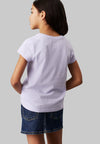 CALVIN KLEIN JEANS T-shirt CALVIN KLEIN JEANS da BAMBINA - Purple Heather