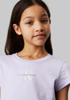 CALVIN KLEIN JEANS T-shirt CALVIN KLEIN JEANS da BAMBINA - Purple Heather