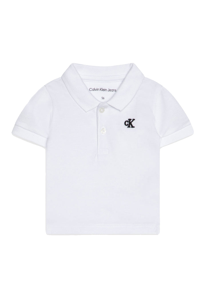 CALVIN KLEIN JEANS Polo CALVIN KLEIN JEANS da BAMBINI - Bright White