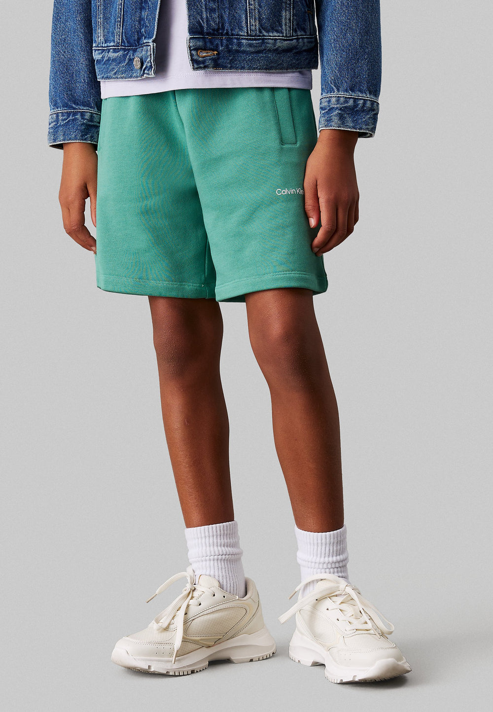 CALVIN KLEIN JEANS Bermuda CALVIN KLEIN JEANS da BAMBINI - Bahama Green