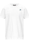 K-WAY T-shirt K-WAY da BAMBINO - WHITE