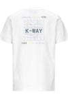 K-WAY T-shirt K-WAY da BAMBINO - WHITE