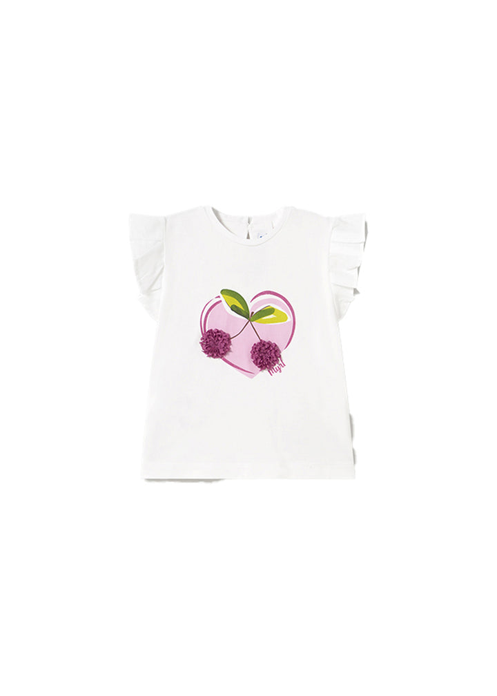 MAYORAL T-shirt MAYORAL da BAMBINA - Bianco