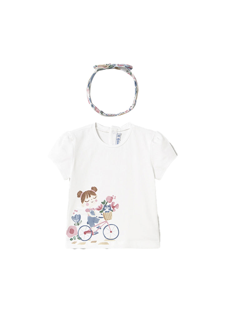 MAYORAL T-shirt MAYORAL da BAMBINA - Bianco