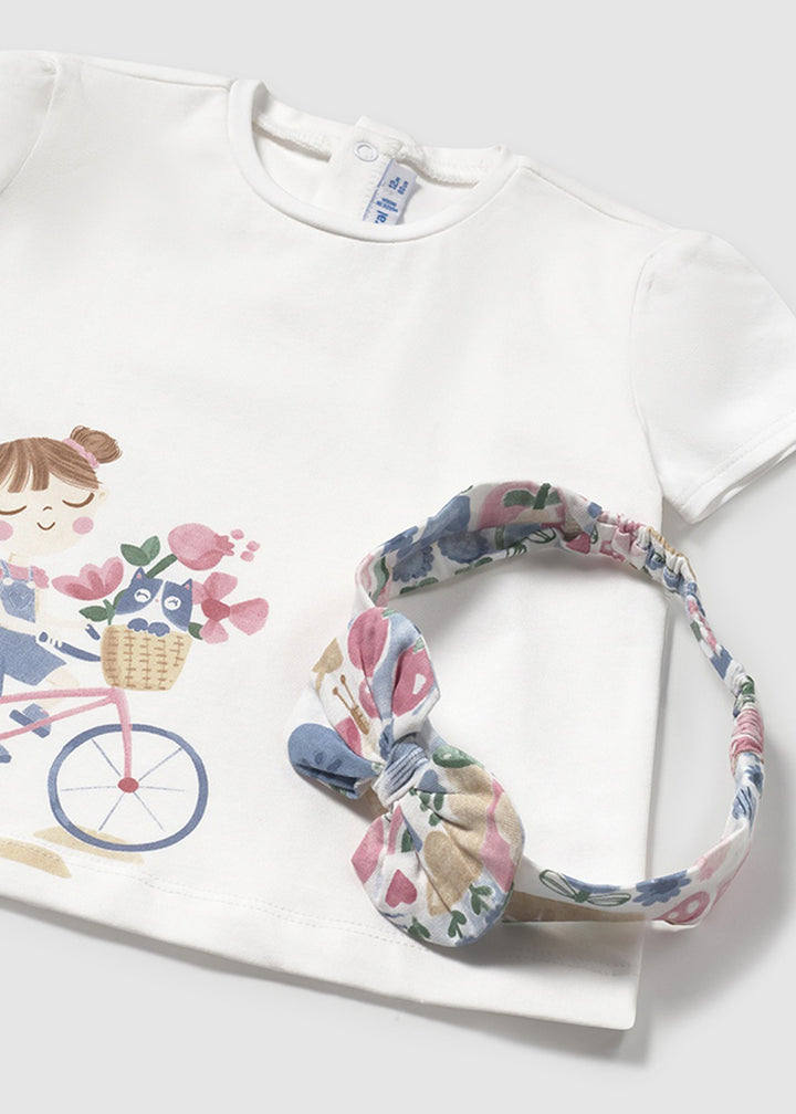 MAYORAL T-shirt MAYORAL da BAMBINA - Bianco