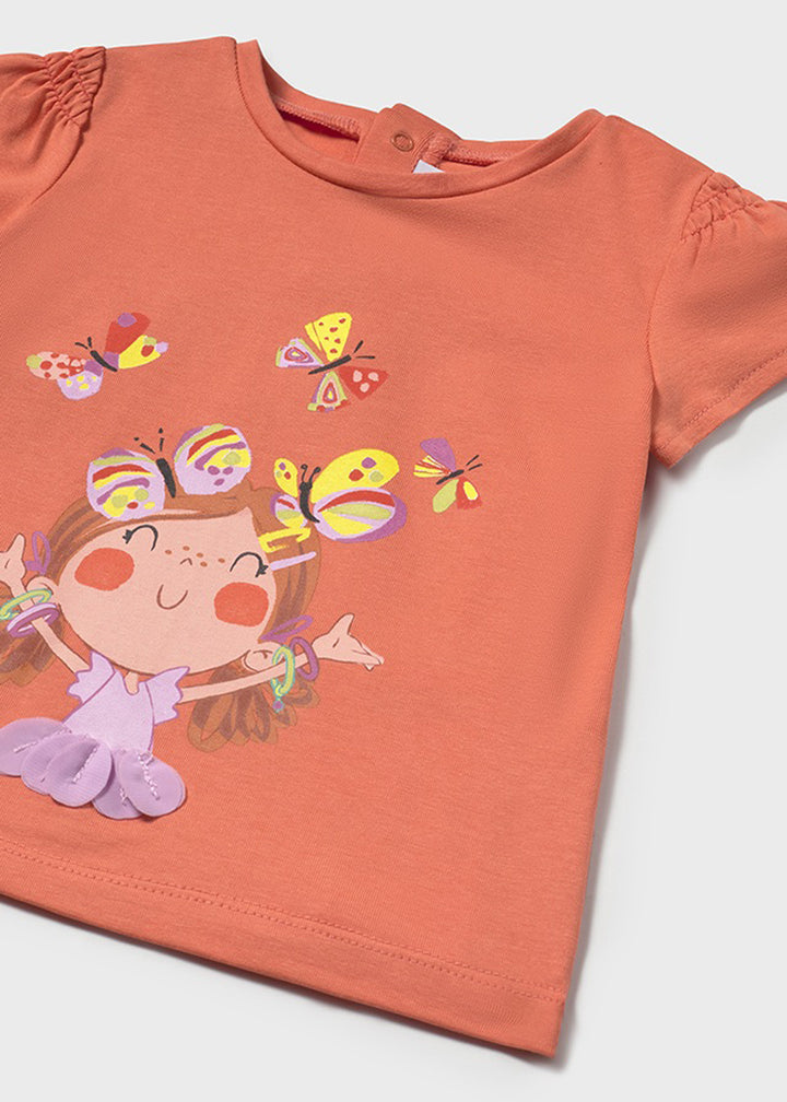 MAYORAL T-shirt MAYORAL da BAMBINA - Carota