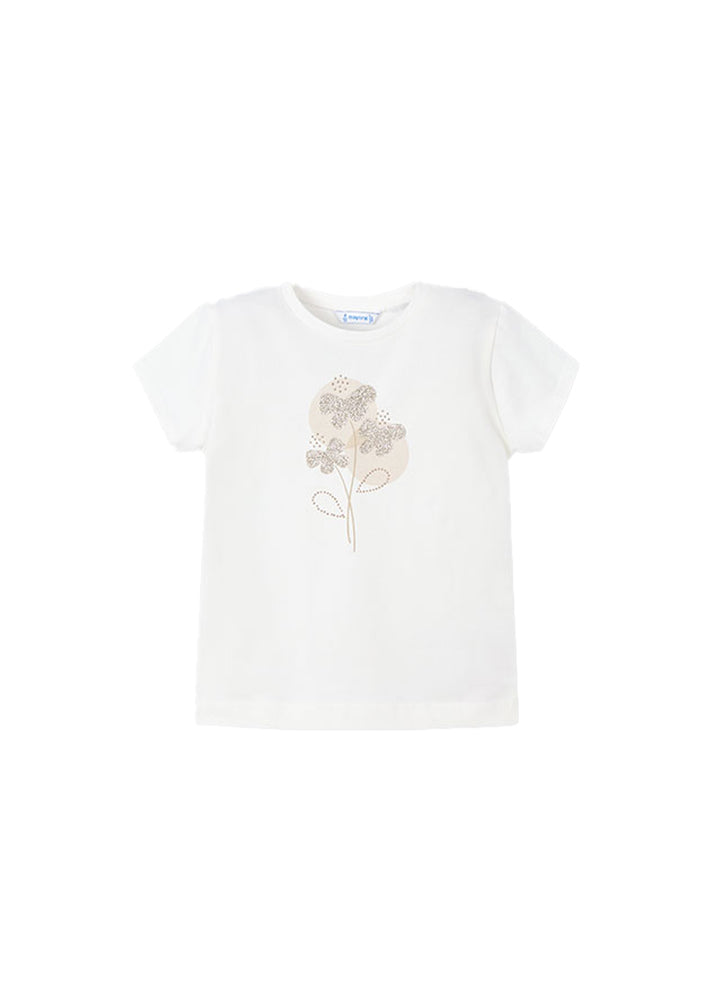 MAYORAL T-shirt MAYORAL da BAMBINA - Ecrù