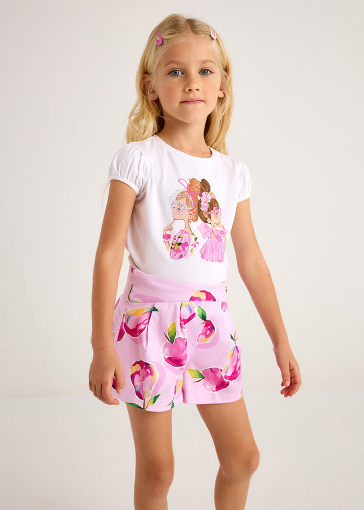 MAYORAL T-shirt MAYORAL da BAMBINA - Bco-orchid